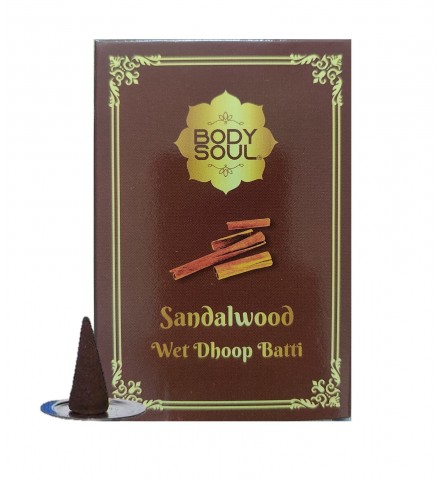 Bodysoul Sandalwood Wet Dhoop Batti 